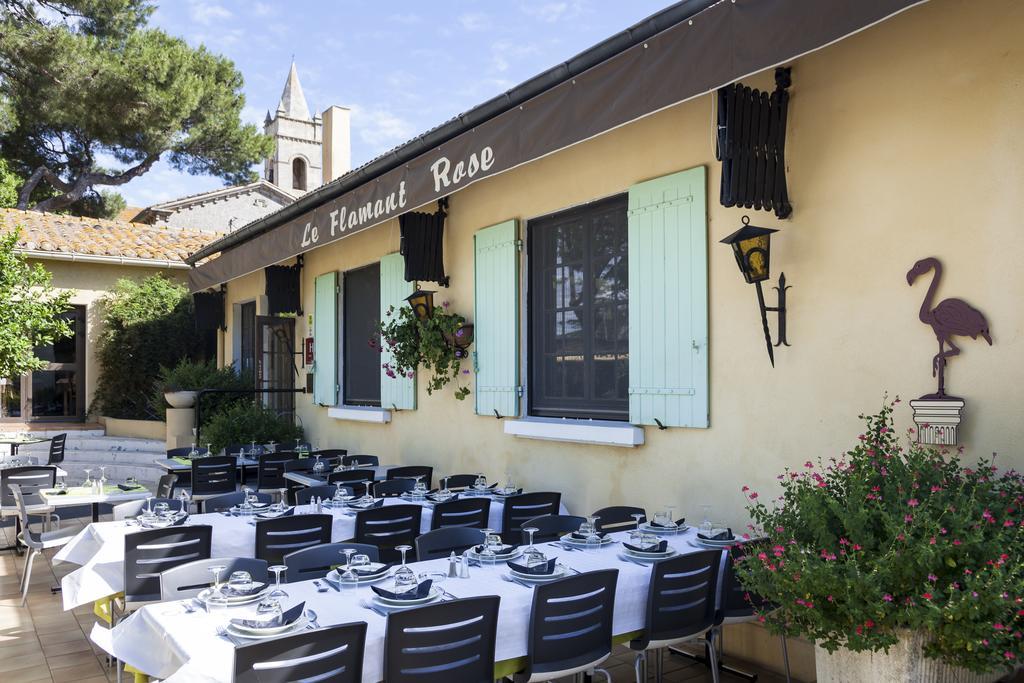 Logis Hotel Restaurant Le Flamant Rose Camargue Albaron Exteriör bild