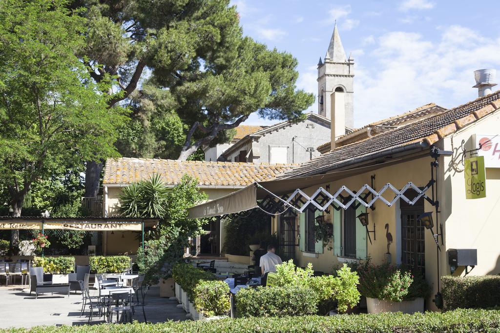 Logis Hotel Restaurant Le Flamant Rose Camargue Albaron Exteriör bild